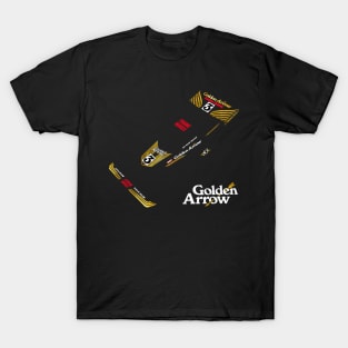 Golden Arrow Frame Buggy Decal Silhouette 80s Retro RC Toys T-Shirt